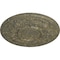 Ekena Millwork Oslo Ceiling Medallion (Fits Canopies up to 10 1/2"), 28 1/8"OD x 1 3/4"P, Witch Hazel Crackle CM28OSWHC - alternate 4